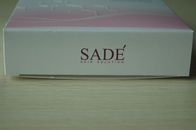 Sade 분홍색 종이 인삼 교원질 화장품 가면을 위한 포장 상자 백색 카드