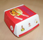 햄버거를 위한 Ecofriendly 종이상자 포장 햄버거 종이상자 포장 상자