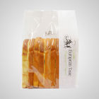 빵을 위한 Kraft 백색 종이 봉지는/Mylar와 명확한 창을 가진 주머니를 위로 서 있습니다