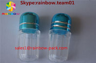 판매 capsul 콘테이너 형사를 위한 플라스틱 약병은 병 6각형 파란 캡슐 콘테이너 및 8각형 모양을 형성했습니다
