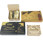 공장 직판 꿀 봉지 및 박스 스팟 UV 사용자 지정 로고 인쇄 고급 꿀 상자 포장