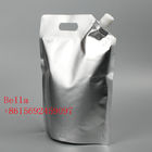 액체 주둥이 부대, 음료를 위한 박판으로 만들어진 Maiterial 플라스틱 Zip 주머니를 포장하는 음료