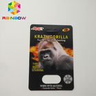 포장하는 정상적인 크기 물집 카드, 서류상 카드 2개의 구멍을 가진 포장 코뿔소 유형