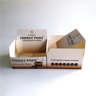 Eco 친절한 Kraft 두꺼운 종이 상자, 초콜렛을 위한 Foldable 반대 전시 상자