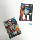 아트지 물집 카드 포장 코뿔소 남성 증진 알약 상자에 의하여 주문을 받아서 만들어지는 크기