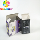 자주색 편평한 재상할 수 있는 왁스 코팅 종이 kraft 골판지 상자 플루트 마분지 우송자 상자 음식 급료 커피 차 pac