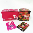 디스플레이 박스 카드를 패키징하는 핑크색 호인 용지함 카드 엠보싱 핫 스탬핑 관능적 향상 물집