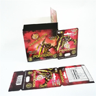 물집이 박스를 싸는 핑크색 호인 카드를 패키징하면서 UV 효과 종이 카드를 드러내세요