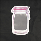 식품 주스 밀크 젤리 액체를 위한 플라스틱 파우치 위로 주문 제작된 재사용할 수 있는 특별한 모양이 형성된 입지
