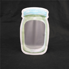 특별한 모양이 형성된 프린팅 로고 식품 등급 주스 밀크 젤리 액체는 보틀 모양 샤쉐를 견딥니다