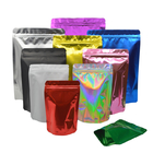캔디 패키징을 위한 냄새 증명 재밀봉할 수 있는 투명한 홀로그래프 마일라 지프 잠금 장치 가방