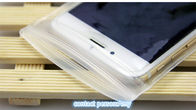 연약한 표면 PVC 지퍼 주머니, iphone 포장을 위한 부대를 포장하는 EVA 플라스틱 주머니
