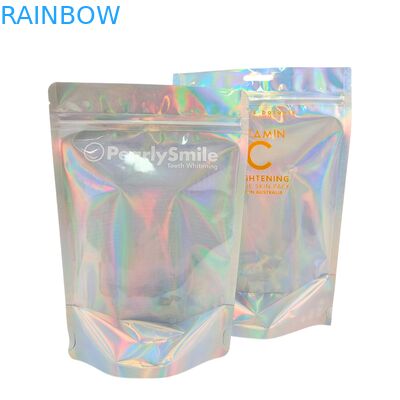 맞춤형 홀로그램 색상 가방 후일 봉지 가방 냄새 방지 및 재 닫기 기능