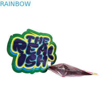 3.5g 7g 14g Ziplock Mylar Bag 식용 아이 보호 알루미늄 포일 쿠키용 고무