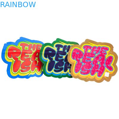 3.5g 7g 14g Ziplock Mylar Bag 식용 아이 보호 알루미늄 포일 쿠키용 고무