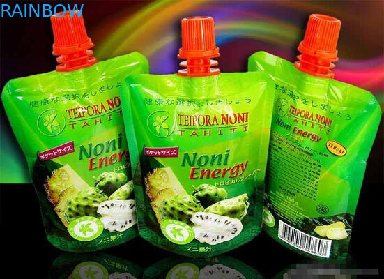 모자로 포장하는 과일 주스 주둥이 주머니