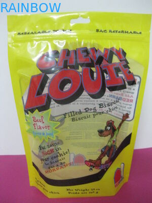 주문을 받아서 만들어진 평지는/Zip 자물쇠를 가진 PPET/알루미늄/PE Mylar를 포장하는 포일 부대를 위로 서 있습니다