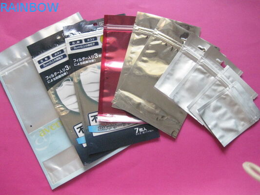 120 mic 3 측은 인쇄된 사진 요판 함정을 가진 Zip 정상으로 포장하는 식사 부대를 밀봉했습니다