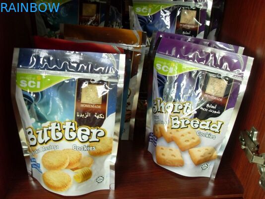 130mic 애완 동물/알루미늄/NY/PE는 밑바닥 삼각천 부대를 위로 서 있습니다