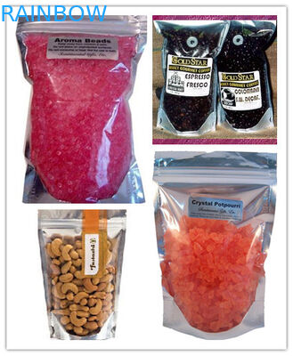 명확한 정면 및 포일 뒤는 애완 동물/알루미늄/NY/PE를 가진 부대를 위로 서 있습니다