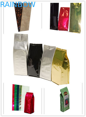 사진 요판 함정에 의하여 인쇄된 옆 삼각천은 커피 견과의 Bath 소금, Chrips를 위한 부대를 위로 서 있습니다