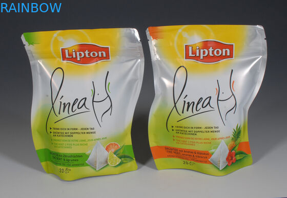 차 포장을 위한 지퍼를 가진 알루미늄 호일 플라스틱 주머니