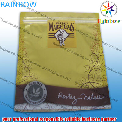 튼튼한 알루미늄 호일 화장용 포장 부대는 주머니를 위로 서 있습니다