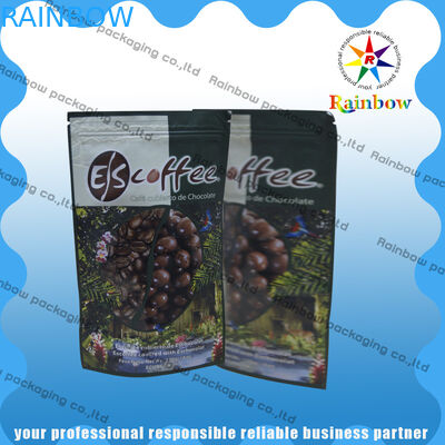 지플락과 둥근 바닥으로 포장하는 알루미늄 호일 티백