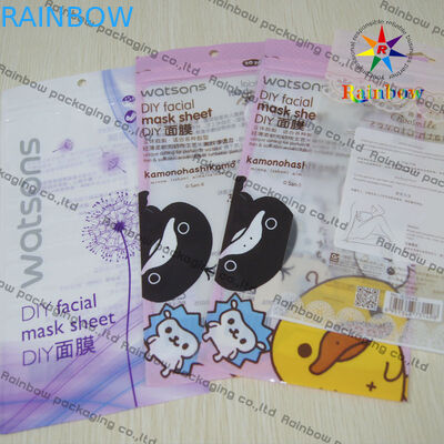 1장의 명확한 측 및 인쇄를 가진 유행 PVC 플라스틱 화장용 포장 부대