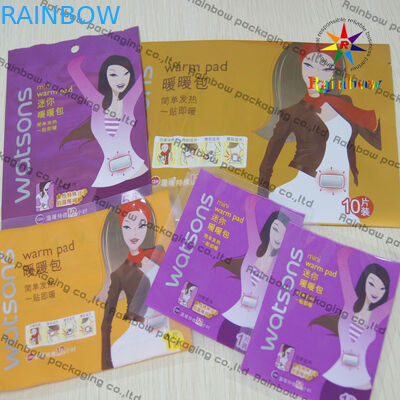 온난한 패드를 위한 Zip 자물쇠 플라스틱 화장용 콤팩트 포장 평지