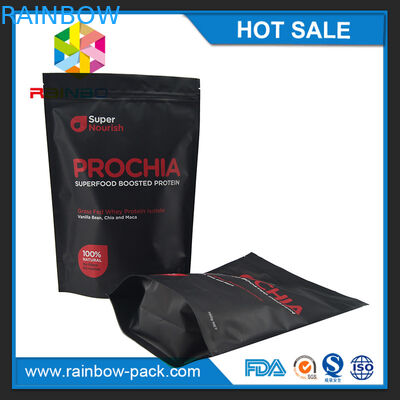 침투성 주문 포일 습기는 광택이 없는 완성되는 과자 부대를 위로 서 있습니다