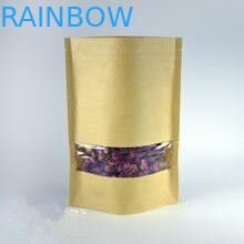 150 그램 투명한 창을 가진 수용량에 의하여 주문을 받아서 만들어지는 종이 봉지 지퍼