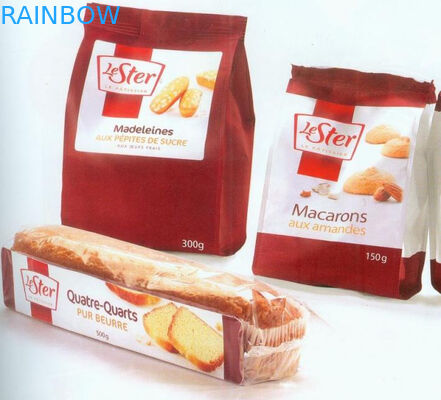 빵 포장을 위한 재생된 주문을 받아서 만들어진 종이 봉지 그립 다수 물개