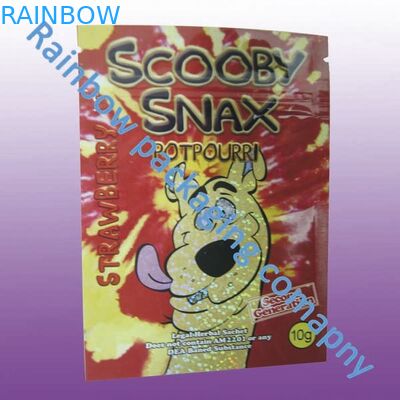 포장하는 지플락 초본 향, 주문을 받아서 만들어진 다채로운 인쇄 Zip 비닐 봉투