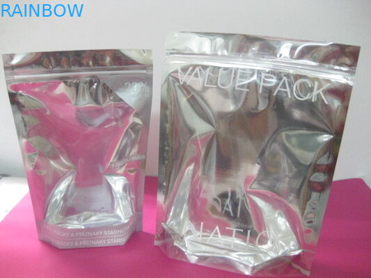 명확한 정면에 재상할 수 있는 최고 애완 동물/PE 화장용 포장 부대를 지퍼로 잠그십시오