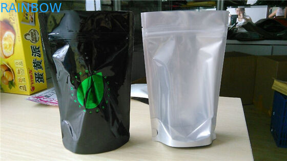 밥 포장을 위한 지퍼와 바닥 삼각천으로 포장하는 주문 인쇄 포일 주머니