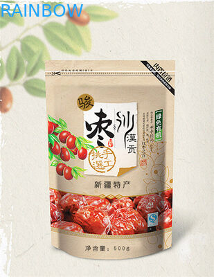 밥 포장을 위한 지퍼와 바닥 삼각천으로 포장하는 주문 인쇄 포일 주머니