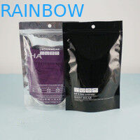 지퍼 물개에 알루미늄 호일 부대 재상할 수 있는 빛나는 위로 서 있으십시오