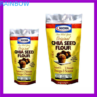 포장하는 포일 주머니, 지플락 밥/차 포장 주머니를 지퍼로 잠그십시오