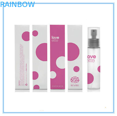 전시를 위한 350 그램 백지를 포장하는 빨간 화장품 종이상자