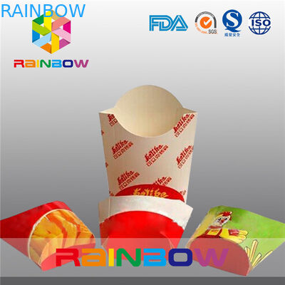 포장하는 감자 튀김을 위해 포장하는 접히는 종이상자는, 간이 식품 종이상자를 나릅니다