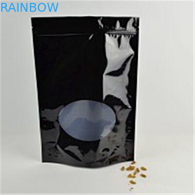 눈물 노치와 창을 가진 포일 Ziplock 부대 주문 인쇄를 위로 서 있으십시오