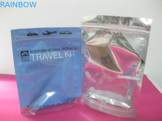 식사 광택 있는은 Noni는 Ziplock를 가진 주머니 부대 알루미늄 호일을 위로 서 있습니다