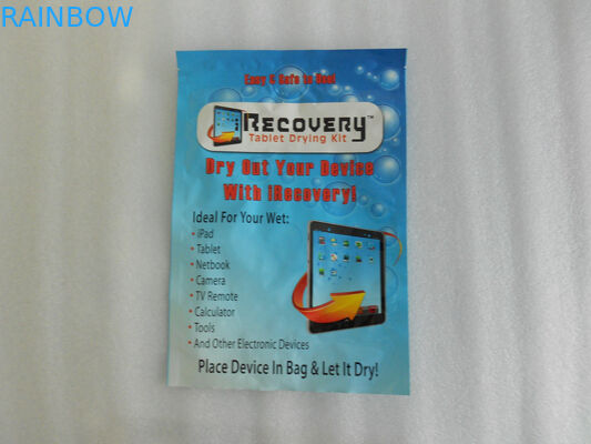 3 전자 제품을 위한 편평한 Ziplock를 포장하는 옆 물개 인쇄 포일 주머니