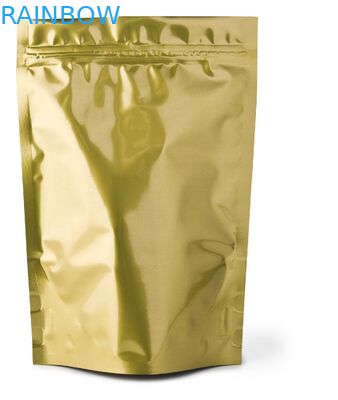 광택 있는 보통 빨간 포일 주머니 포장은 커피 콩을 변호합니다