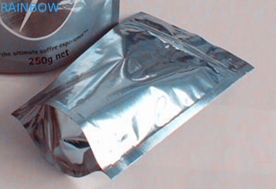 Coffe/방습 차는 주머니 부대 플라스틱 황금 타원형 창을 위로 서 있습니다