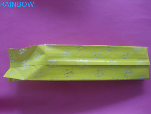 옆 삼각천 황색 커피 콩 포장 알루미늄 호일 열 - 물개