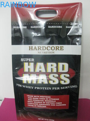 포장하는 인쇄된 옆 삼각천 플라스틱 주머니, 펀치 구멍 커피 콩 포장