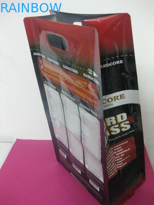 포장하는 인쇄된 옆 삼각천 플라스틱 주머니, 펀치 구멍 커피 콩 포장