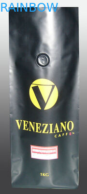 광택이 없는 끝을 포장하는 은빛 진공 물개 티백은 기체 제거 벨브로 섭니다